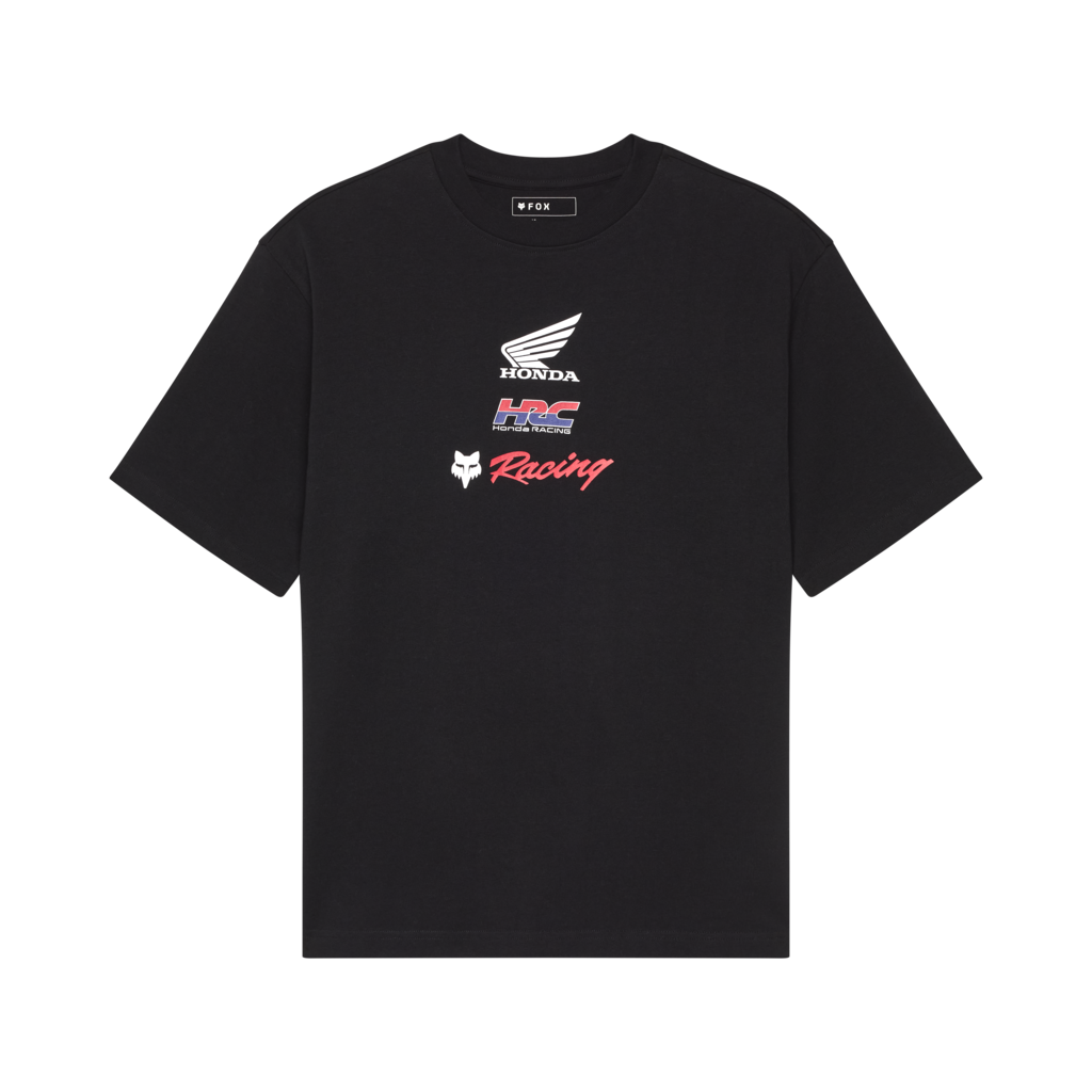 Fox Racing Honda Oversized SS Tee in SCHWARZ