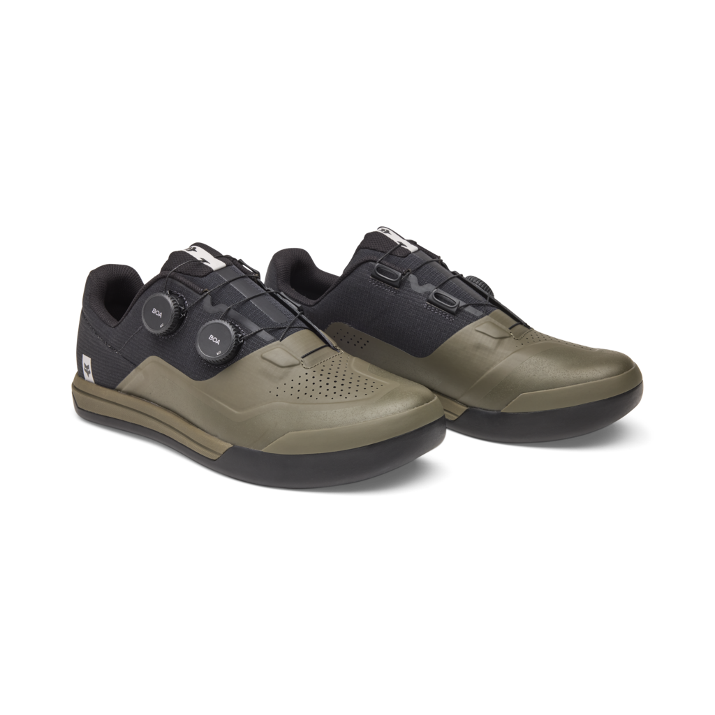 Fox Racing Union Boa Flat Shoe in GRÜN