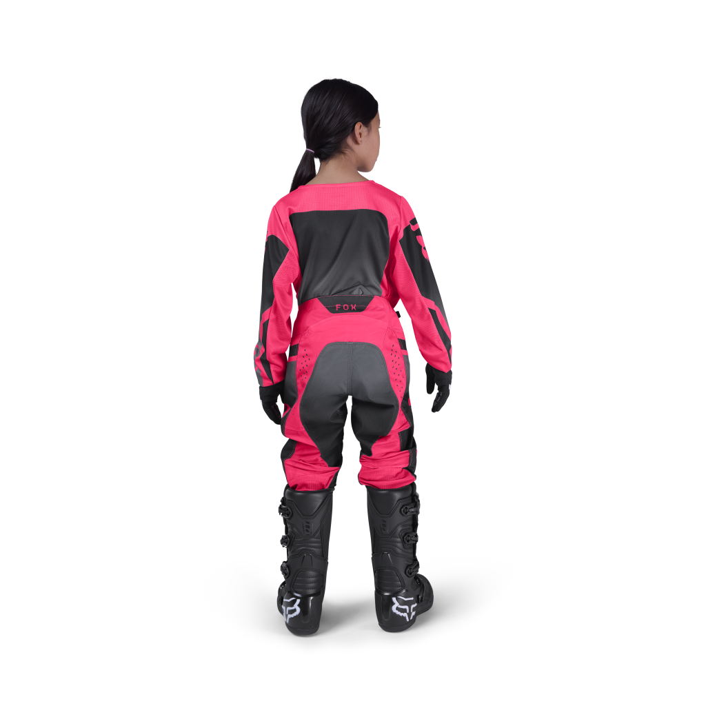 Fox Racing Yth Girls 180 Shield Motocrosstrikot in SCHWARZ