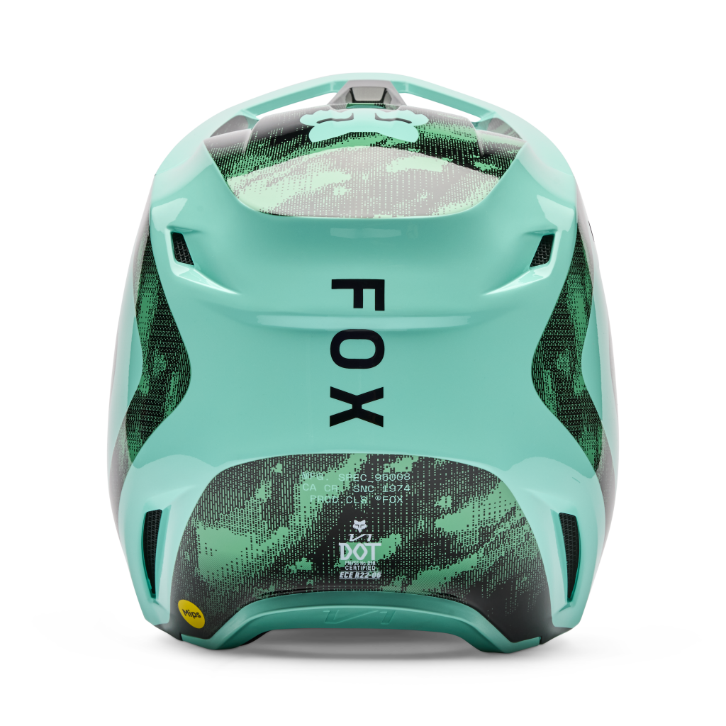 Fox Racing V1 Kairos Motocross Helm in BLAU
