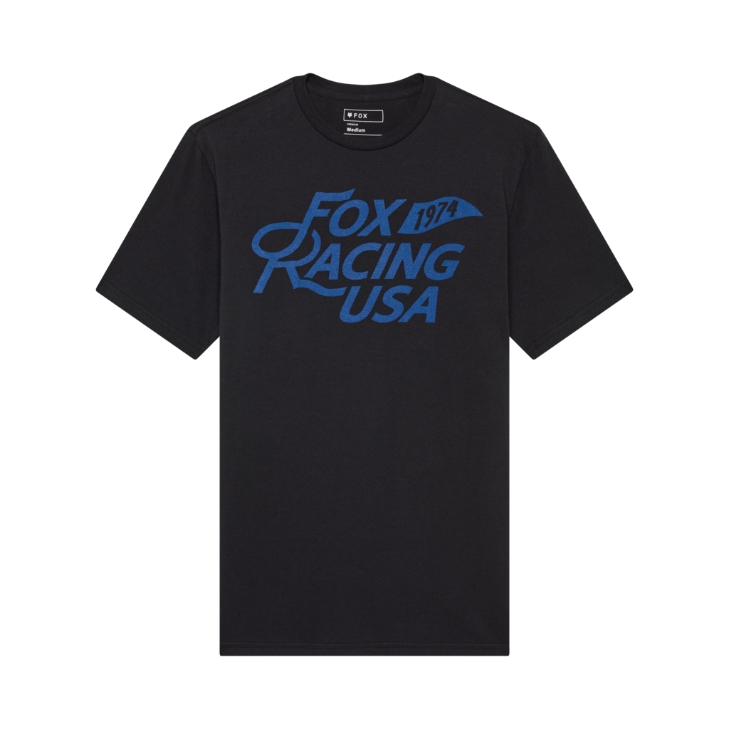 Fox Racing Fox Flag SS Prem Tee in SCHWARZ