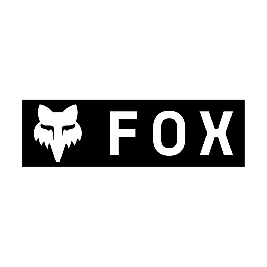 Fox Racing Corporate Logo 7" in SCHWARZ