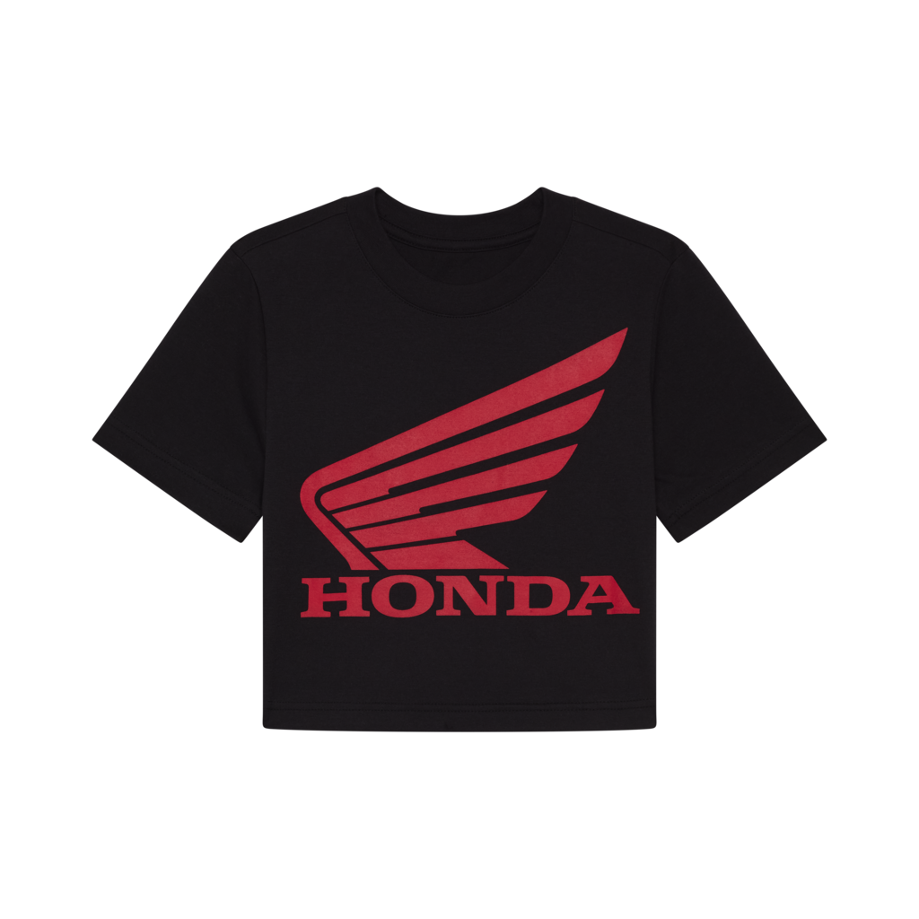 Fox Racing W Fox X Honda Baby Tee in SCHWARZ