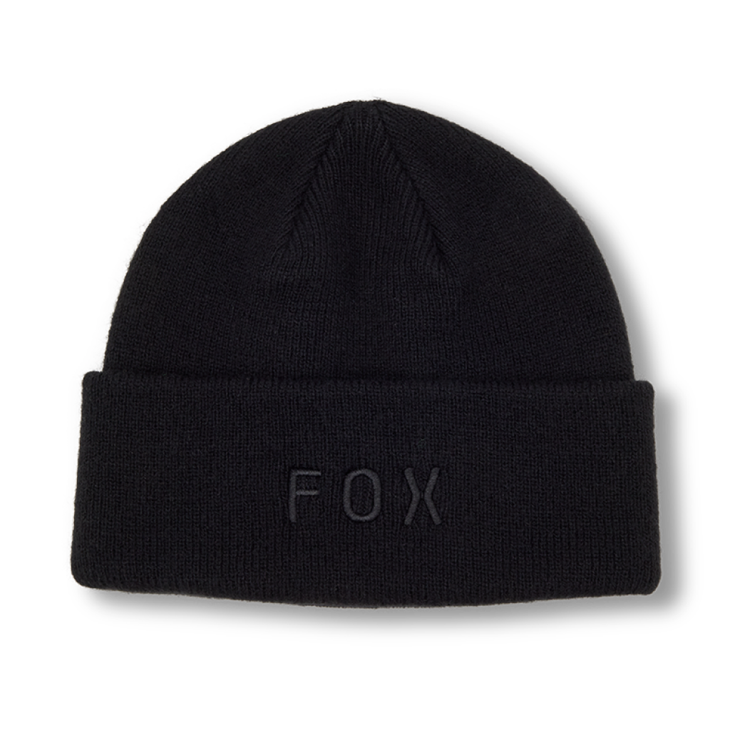 Fox Racing Wordmark Beanie in SCHWARZ
