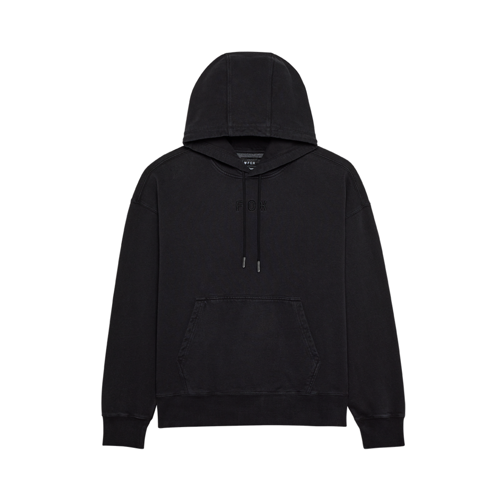 Fox Racing Wordmark Oversized Fleece in SCHWARZ