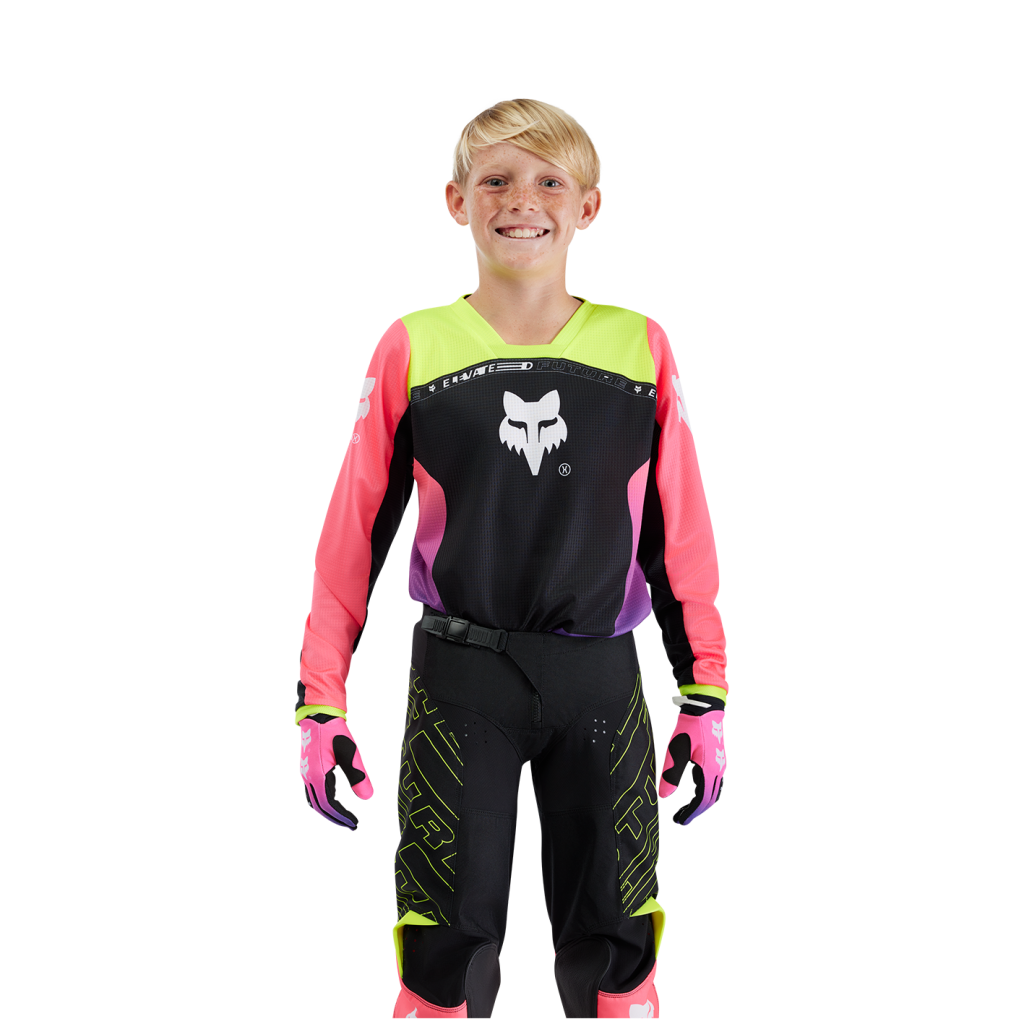 Fox Racing Yth 180 Elevated Motocrosstrikot in PINK