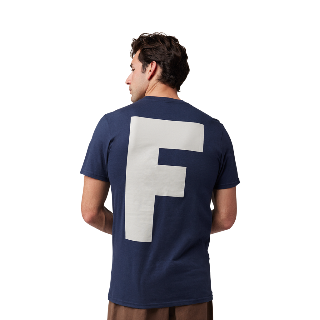 Fox Racing Big F SS Prem Tee in BLAU