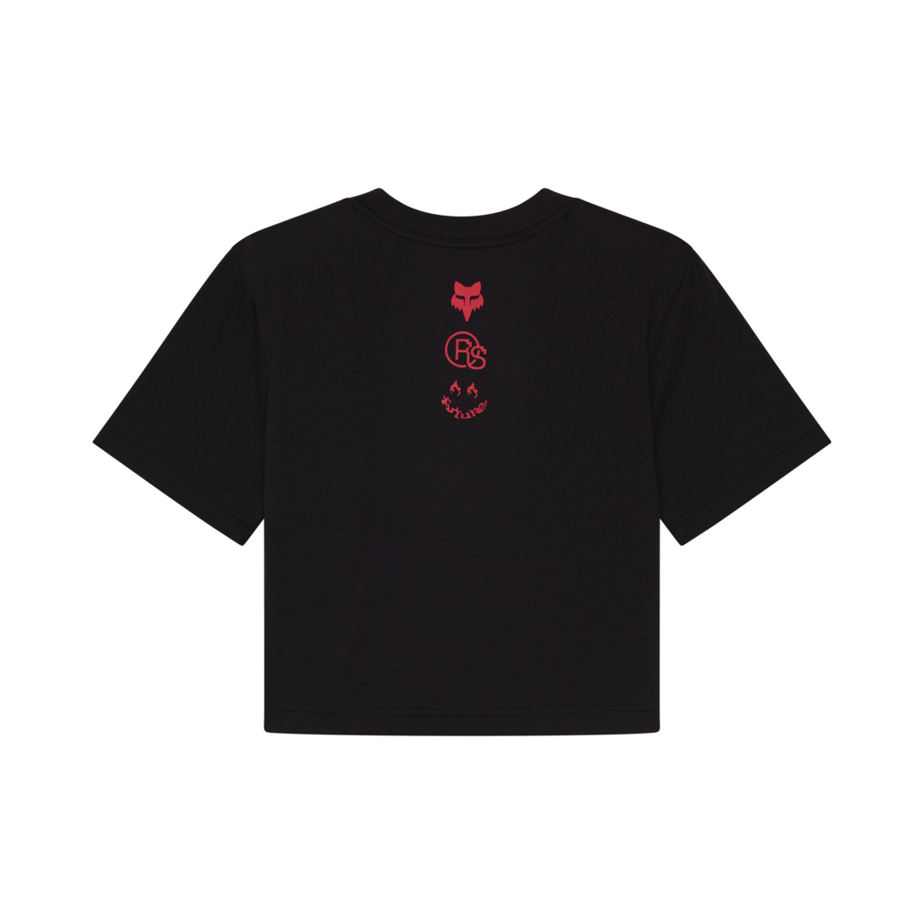 Fox Racing W Fox X Honda Baby Tee in SCHWARZ