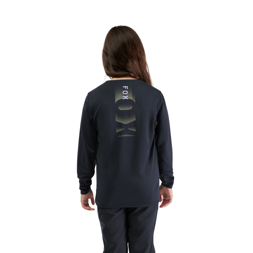 Fox Racing Yth Defend LS Park Trikot langarm in SCHWARZ