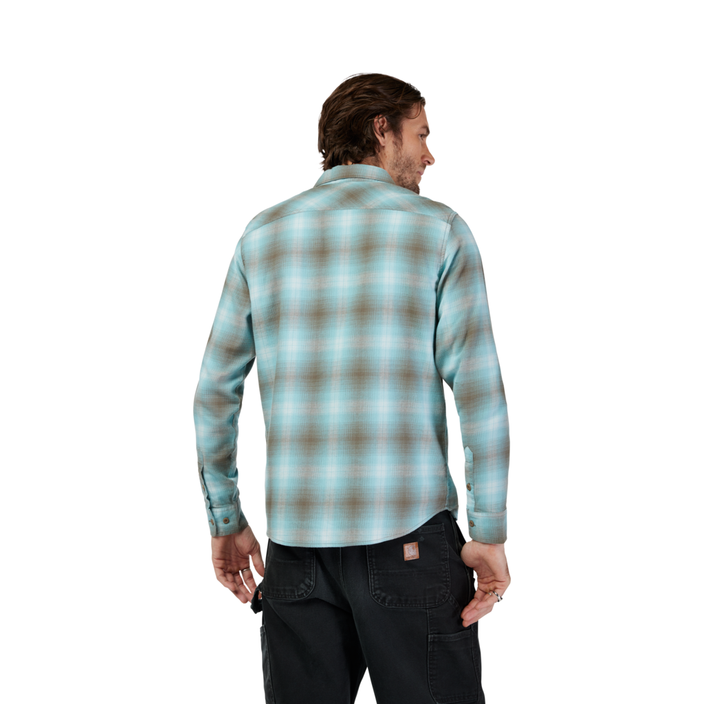 Fox Racing Survivalist Stretch Flannel in BLAU