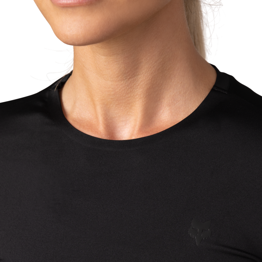 Fox Racing W Tecbase LS Shirt in SCHWARZ