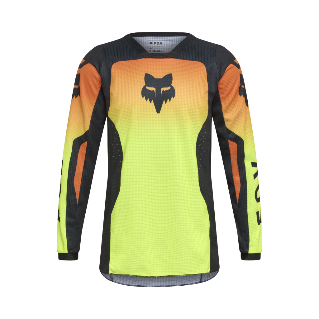 Fox Racing Yth 180 Shield Motocrosstrikot in GELB