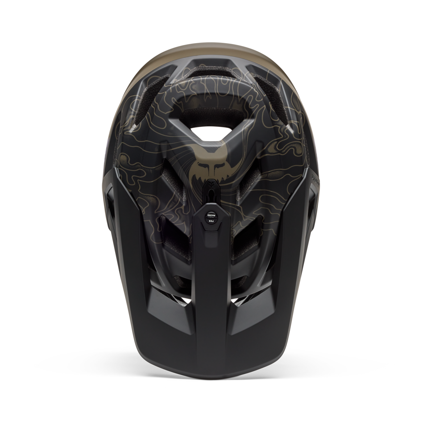 Fox Racing Proframe Vollvisier Helm in BRAUN