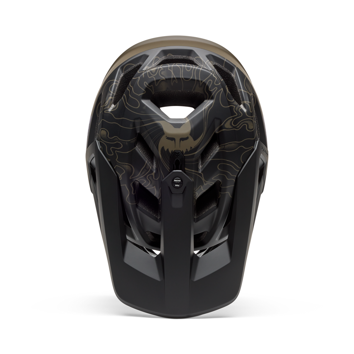 Fox Racing Proframe Vollvisier Helm in BRAUN