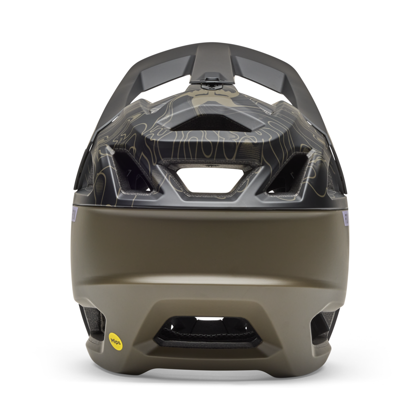 Fox Racing Proframe Vollvisier Helm in BRAUN