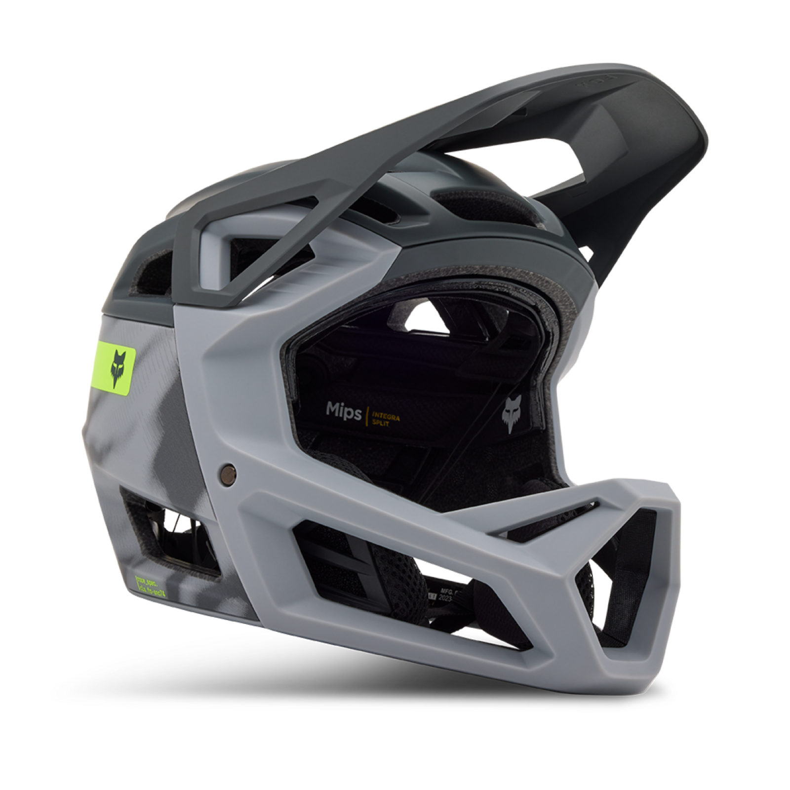Fox Racing Proframe RS Vollvisier Helm in GRAU