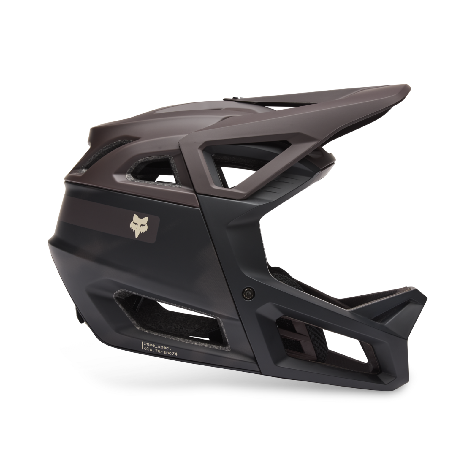 Fox Racing Proframe RS Vollvisier Helm in SCHWARZ