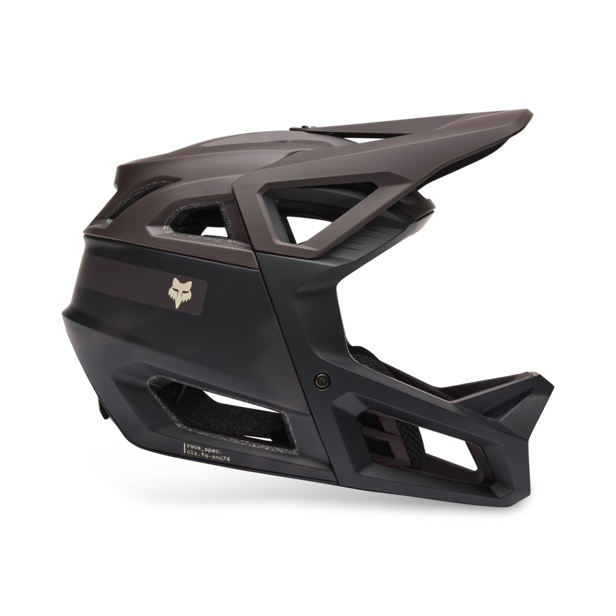 Fox Racing Proframe RS Vollvisier Helm in SCHWARZ