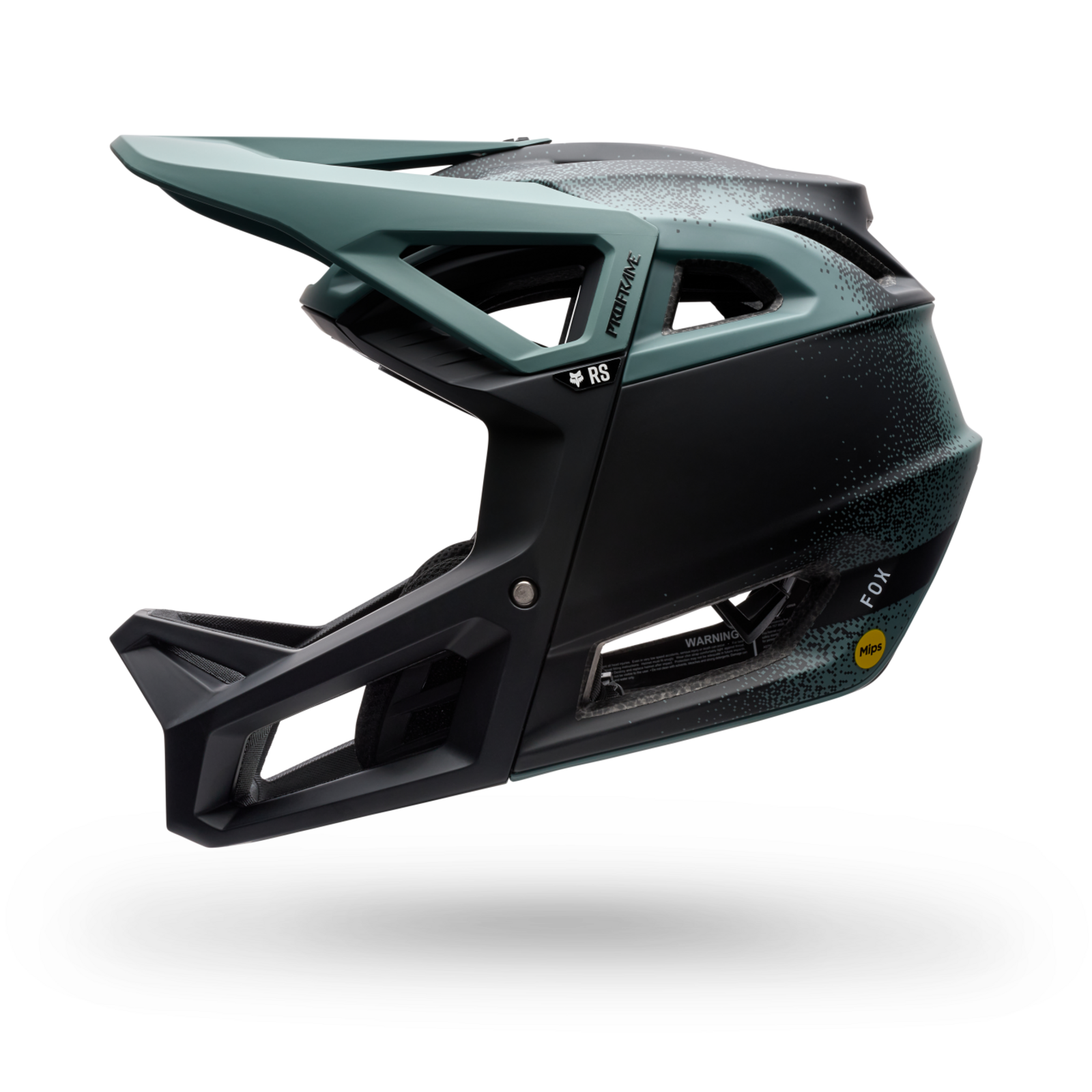 Fox Racing Proframe RS Vollvisier Helm in GRÜN