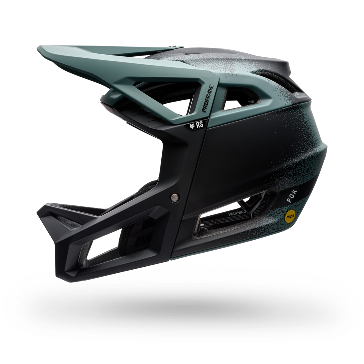 Fox Racing Proframe RS Vollvisier Helm in GRÜN