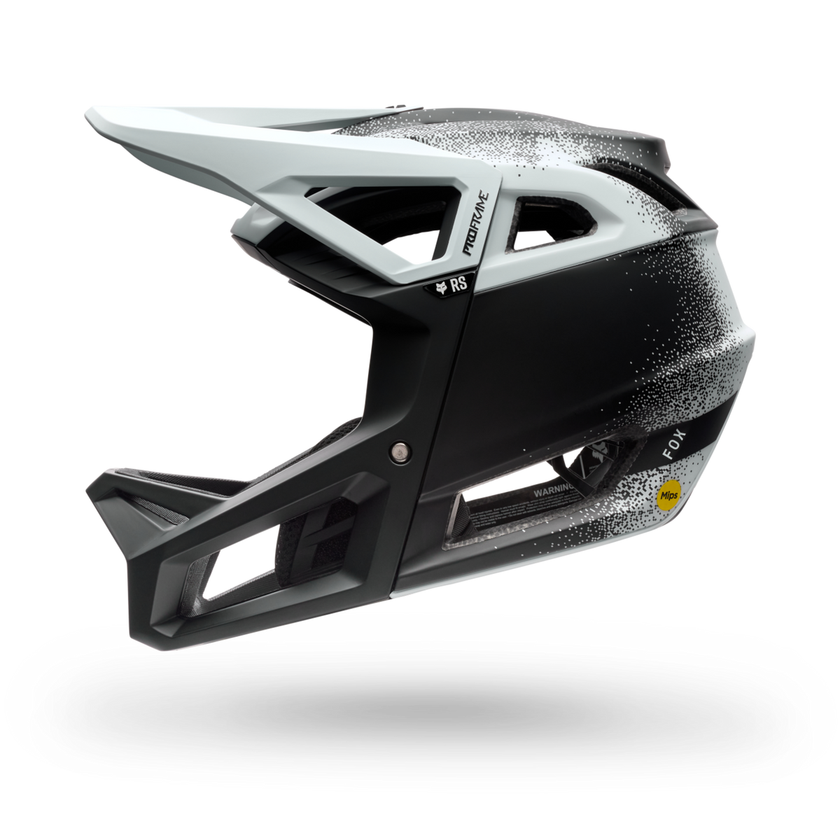 Fox Racing Proframe RS Vollvisier Helm in SCHWARZ