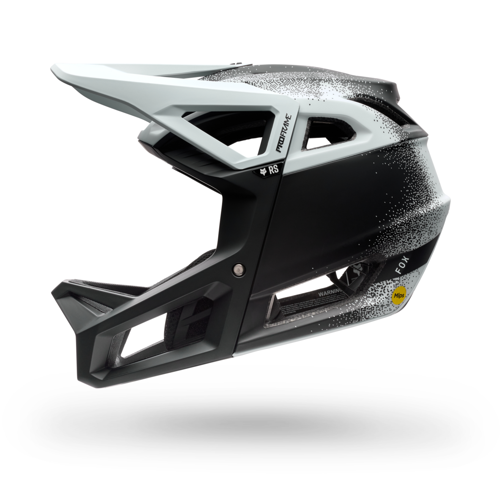 Fox Racing Proframe RS Vollvisier Helm in SCHWARZ