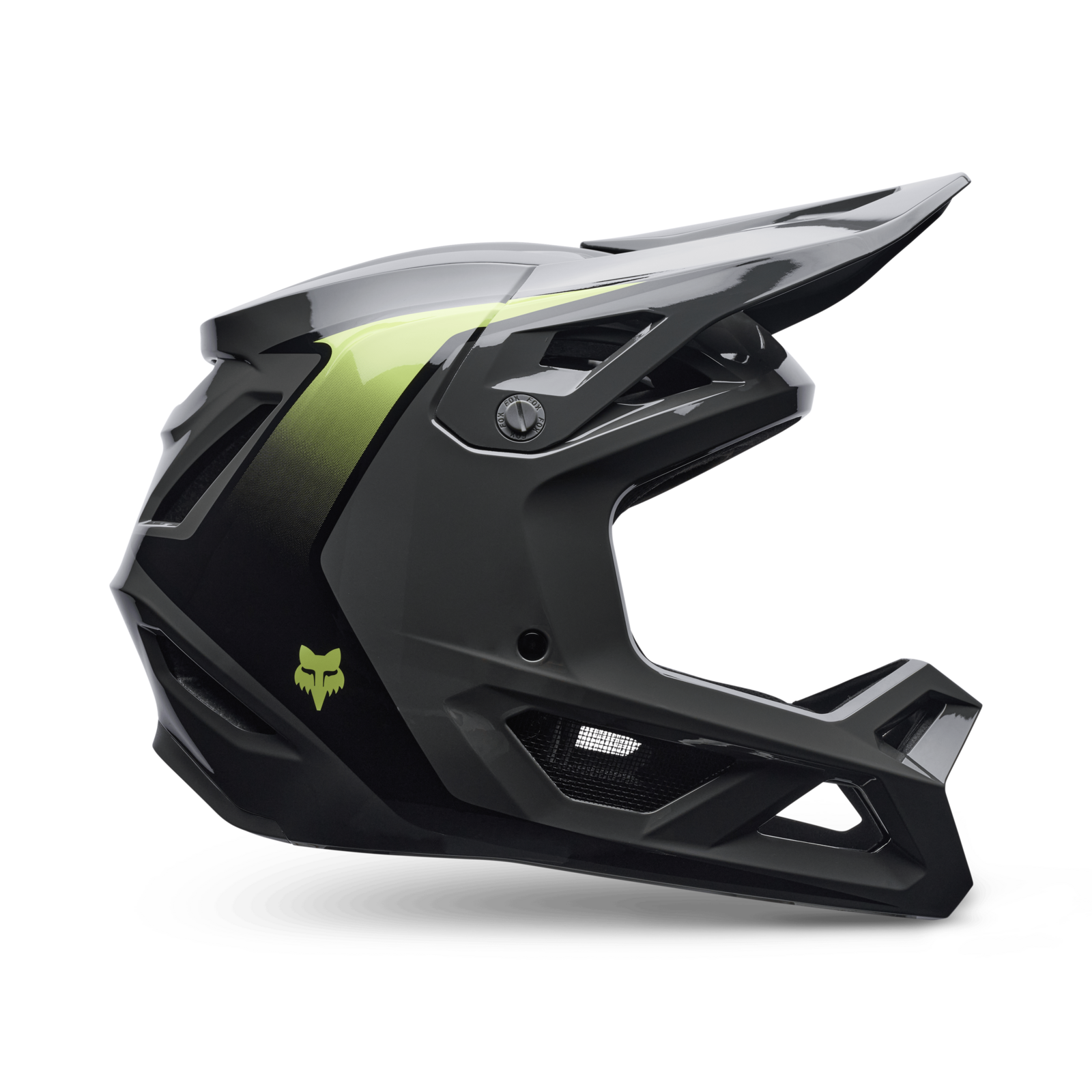 Fox Racing Rampage Vollvisier Helm in SCHWARZ