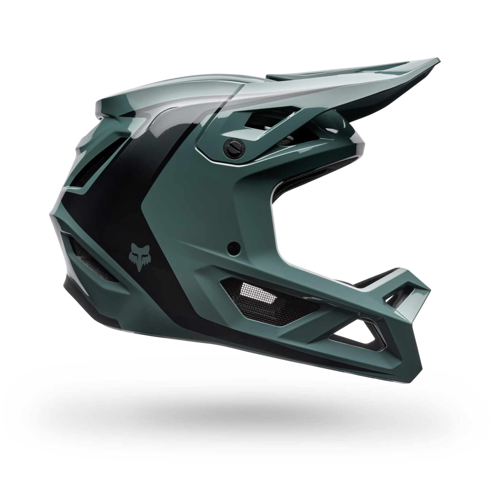 mtb-helm fullface abnehmbar fox Rampage Vollvisier Helm sage