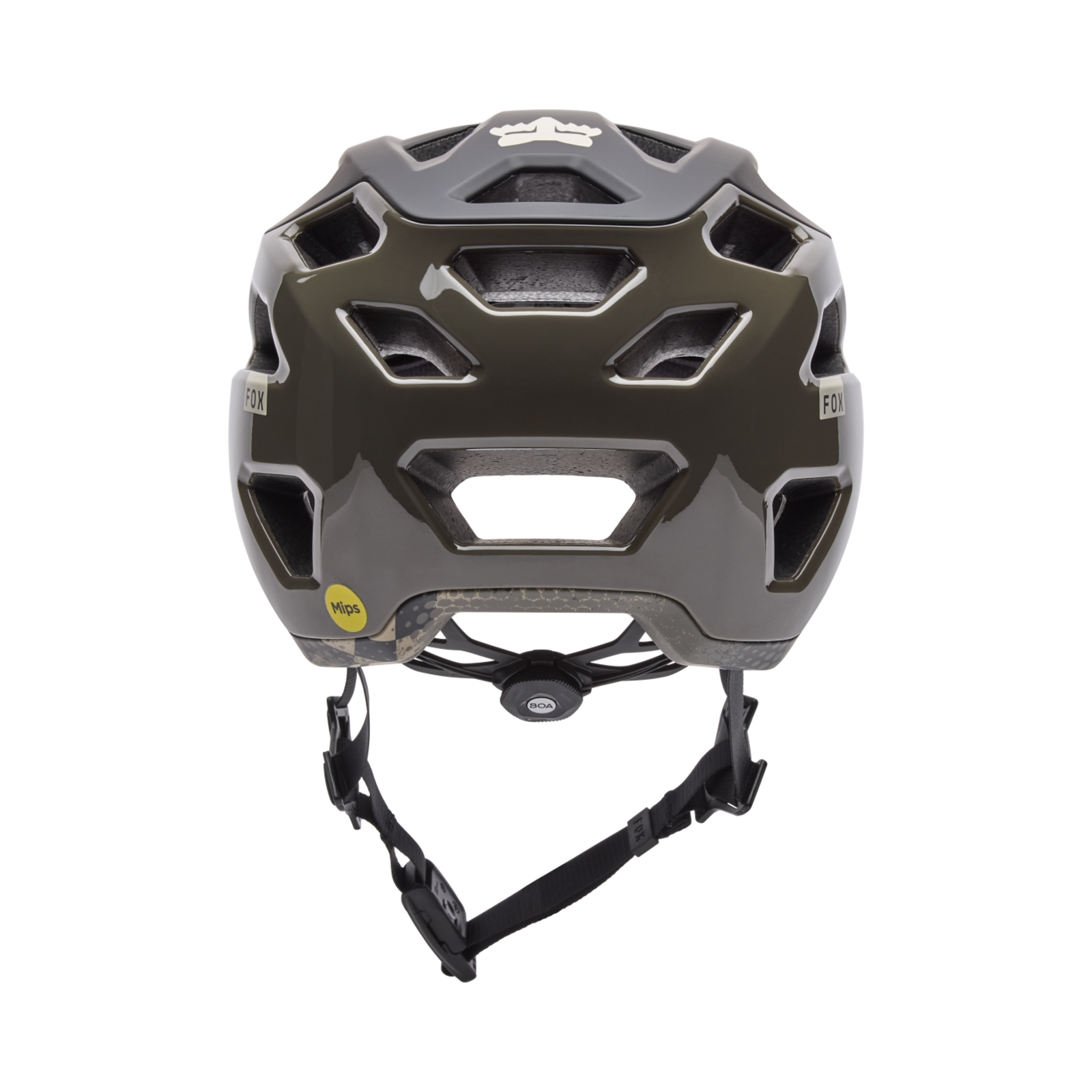 Fox Racing Crossframe Pro Mountainbike Helm in BRAUN