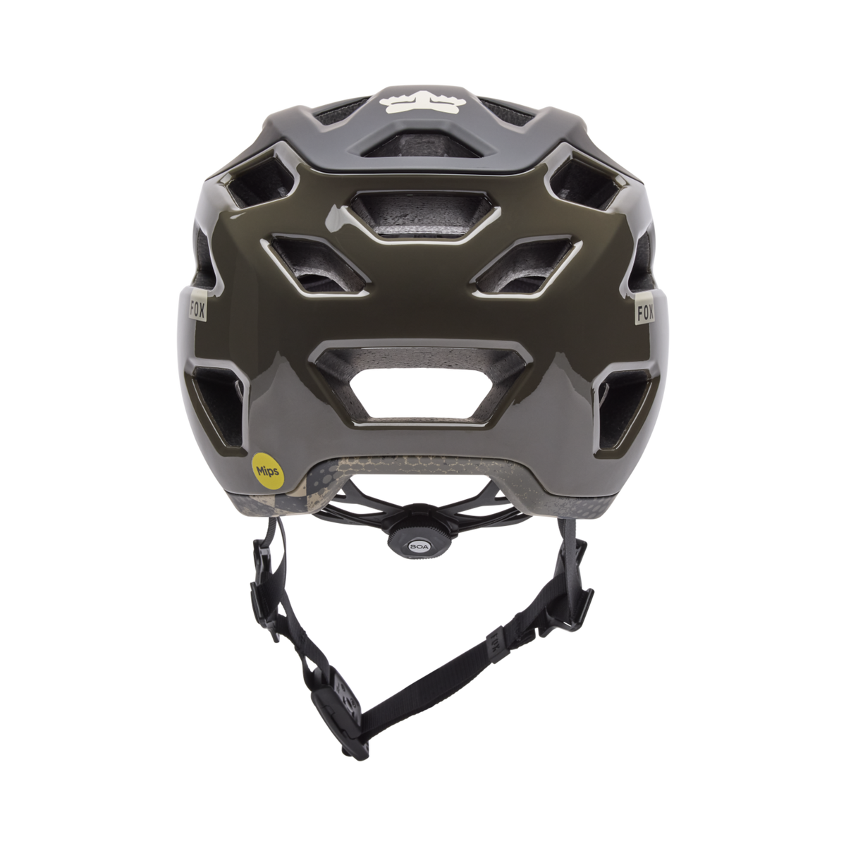 Fox Racing Crossframe Pro Mountainbike Helm in BRAUN