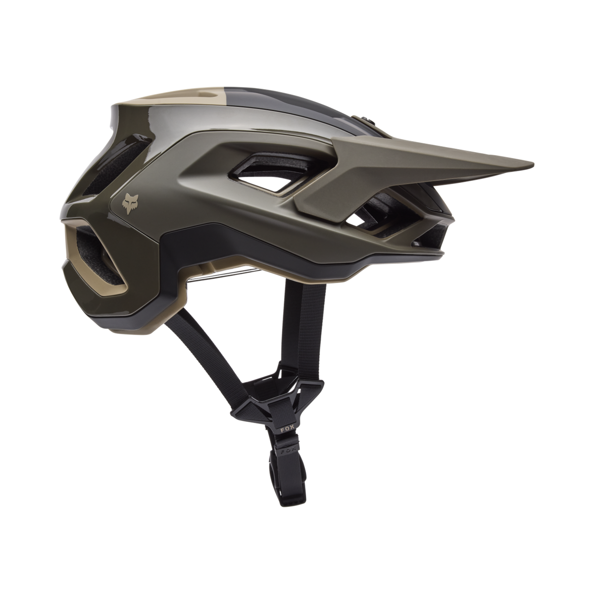 Fox Racing Speedframe RS Mountainbike Helm in BRAUN