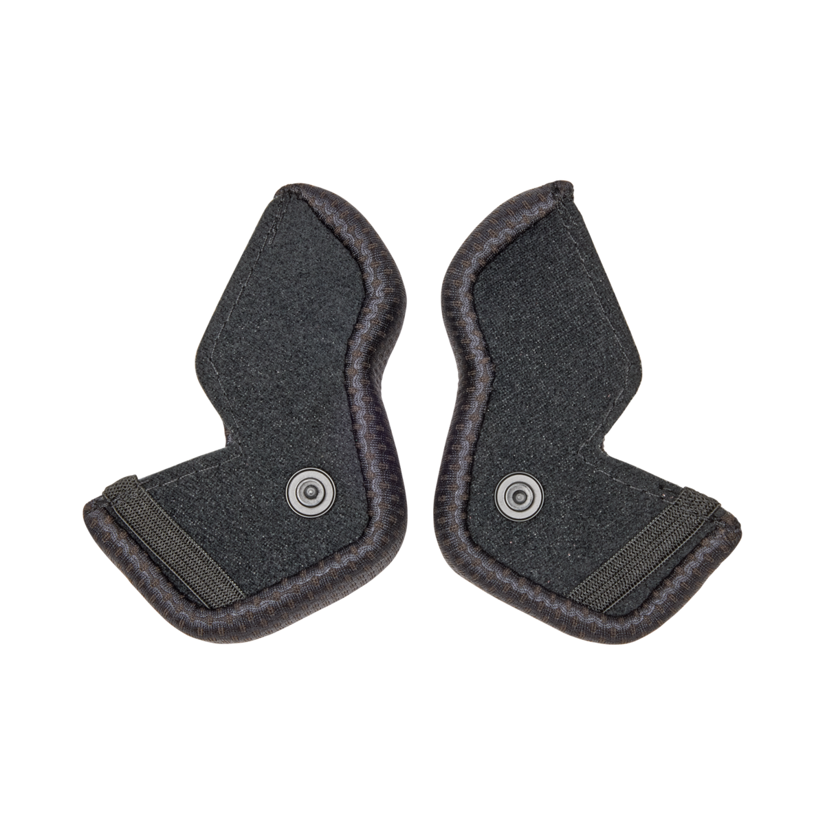Fox Racing 23 Dropframe Pro Thick Cheekpads in SCHWARZ