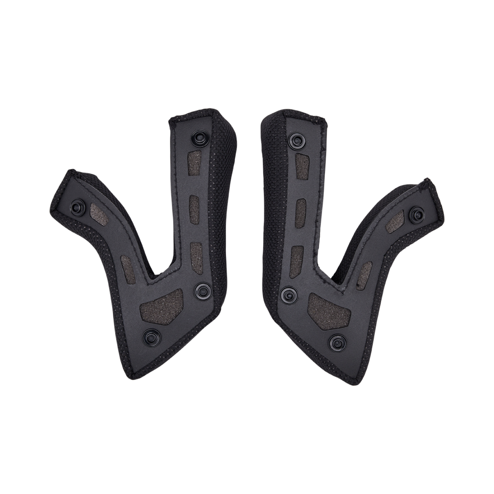 Fox Racing 24 Rampage Cheek Pad Standard in SCHWARZ
