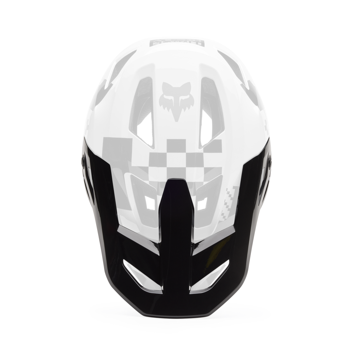 Fox Racing 24 Rampage Visor in SCHWARZ