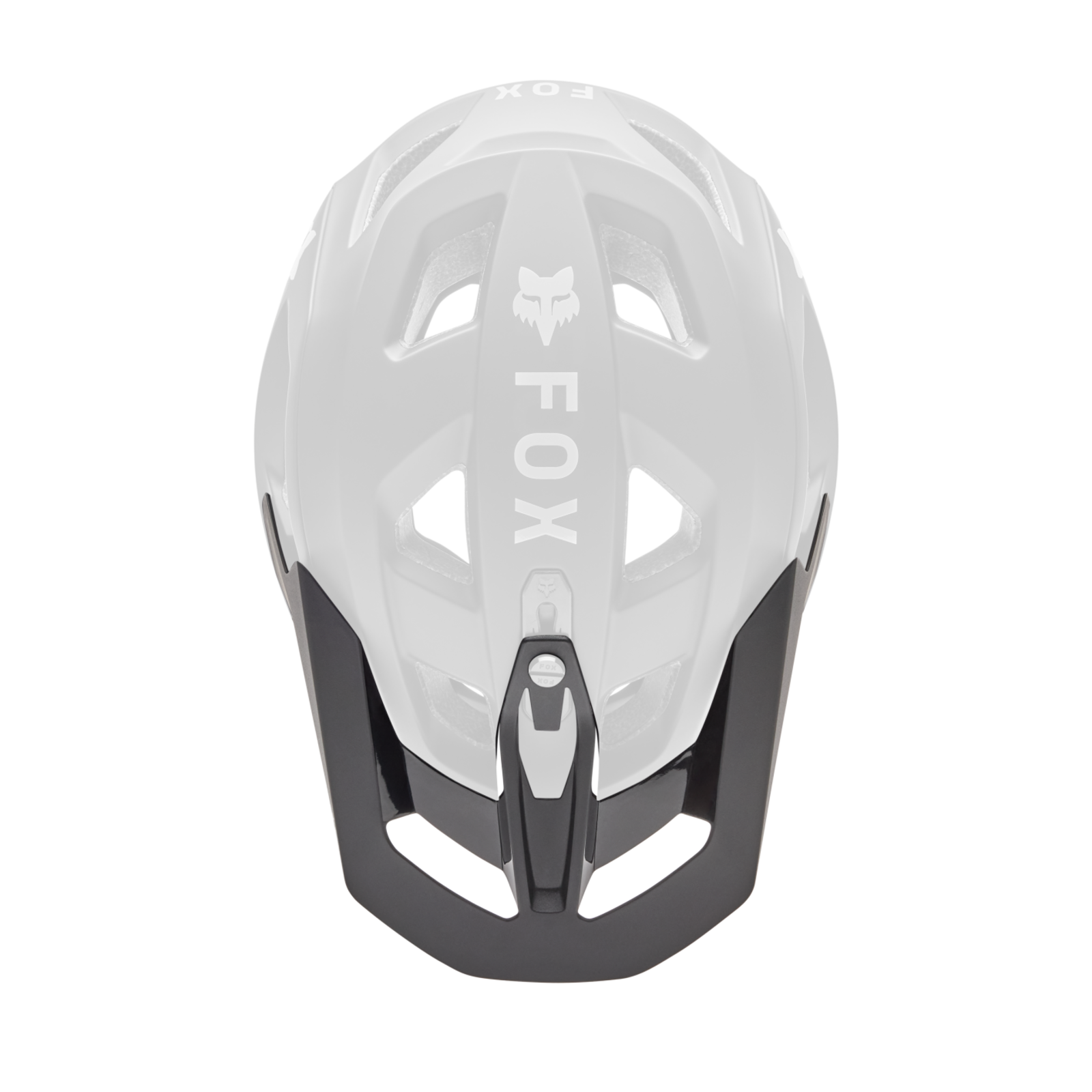 Fox Racing 25 Speedframe Visor Solid in SCHWARZ