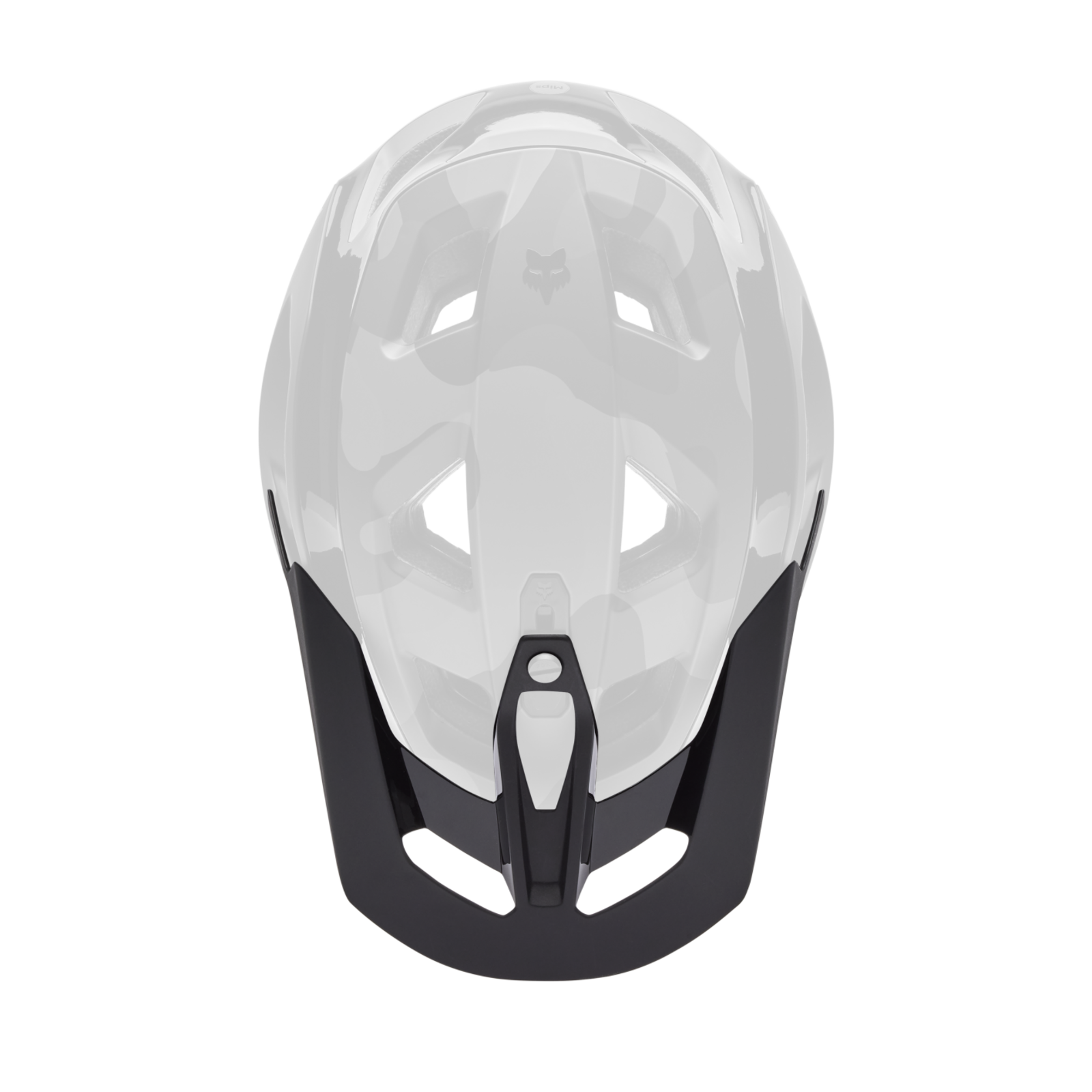 Fox Racing Speedframe Rs Visor - Mt Blk in SCHWARZ