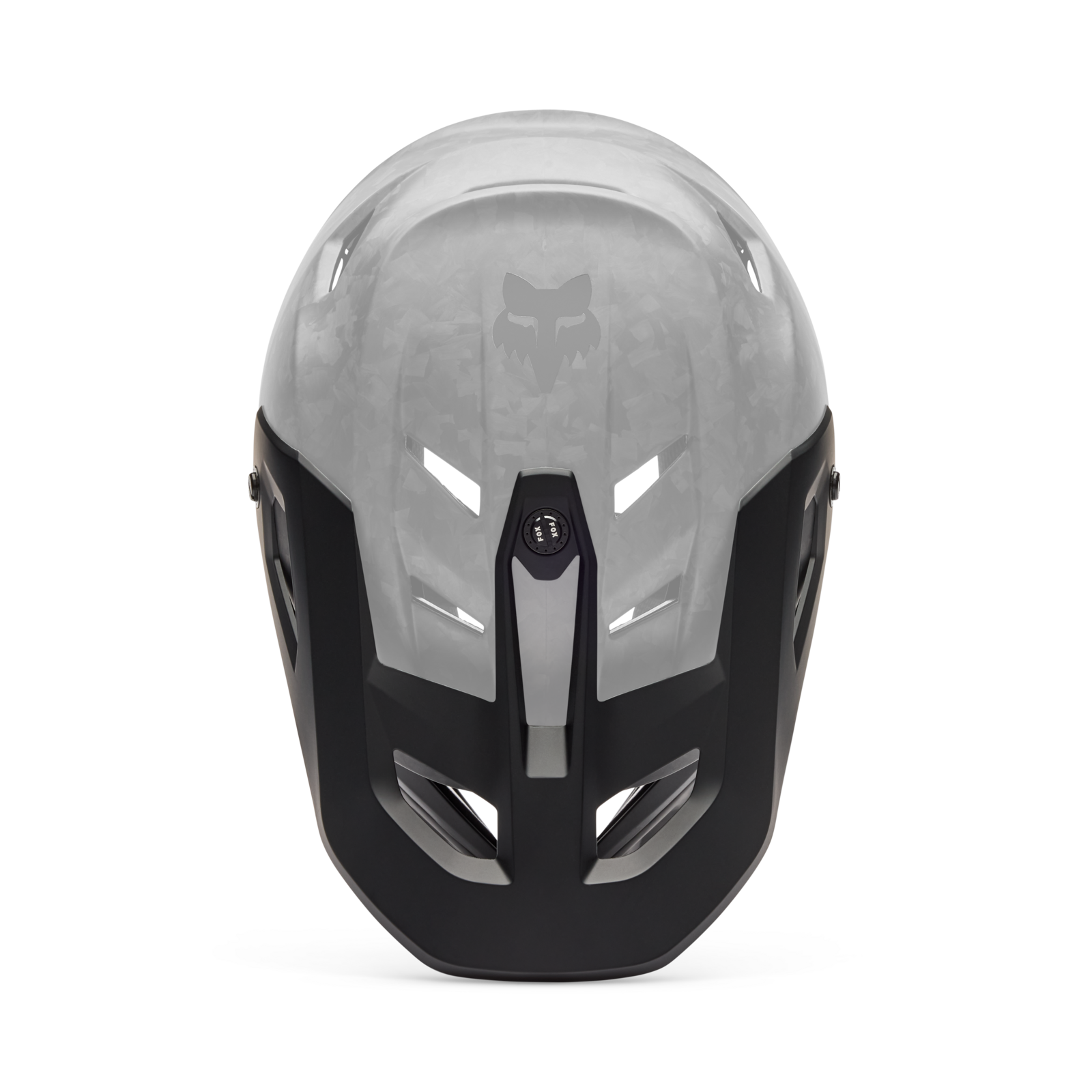 Fox Racing RAMPAGE RS VISOR - MT BLK in SCHWARZ