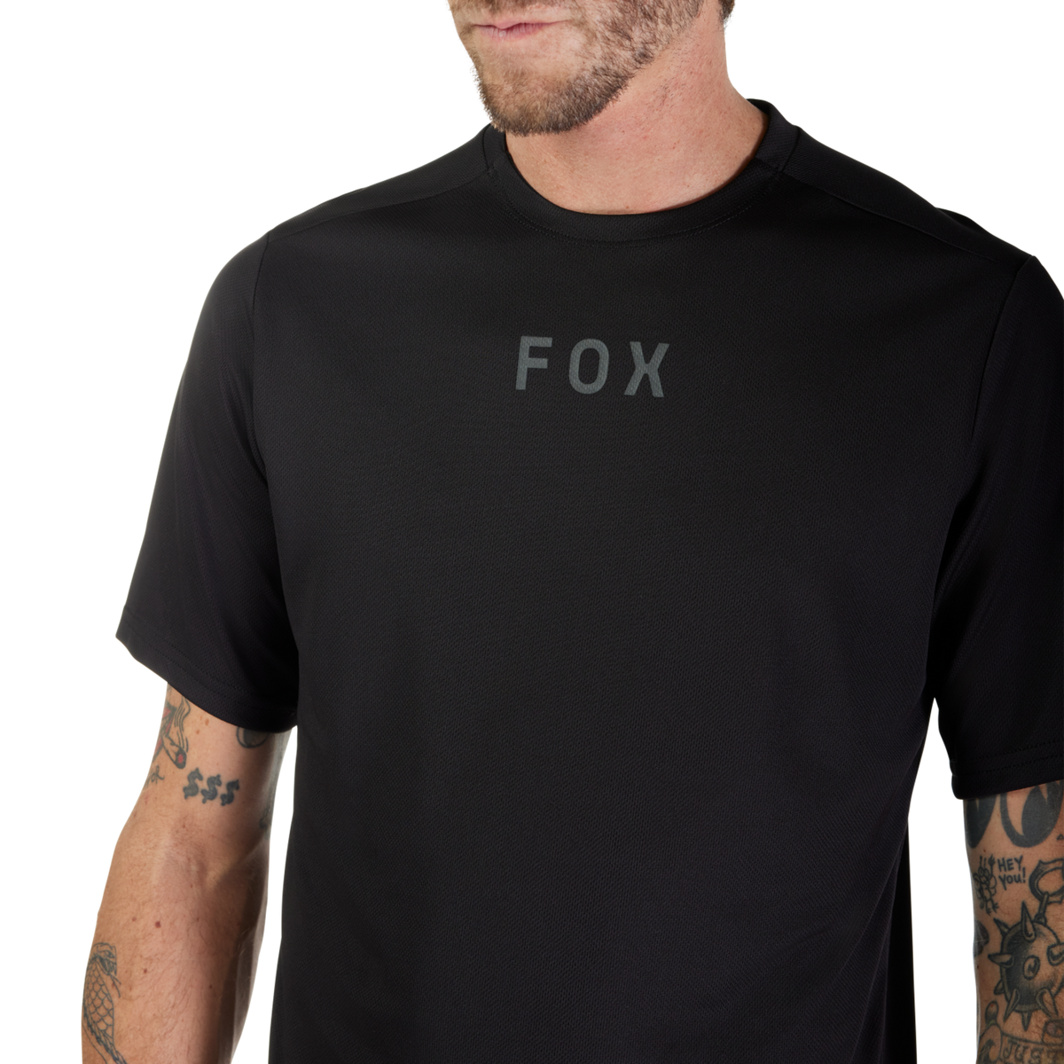 Fox Racing Ranger SS Wordmark Trikot kurzarm in SCHWARZ