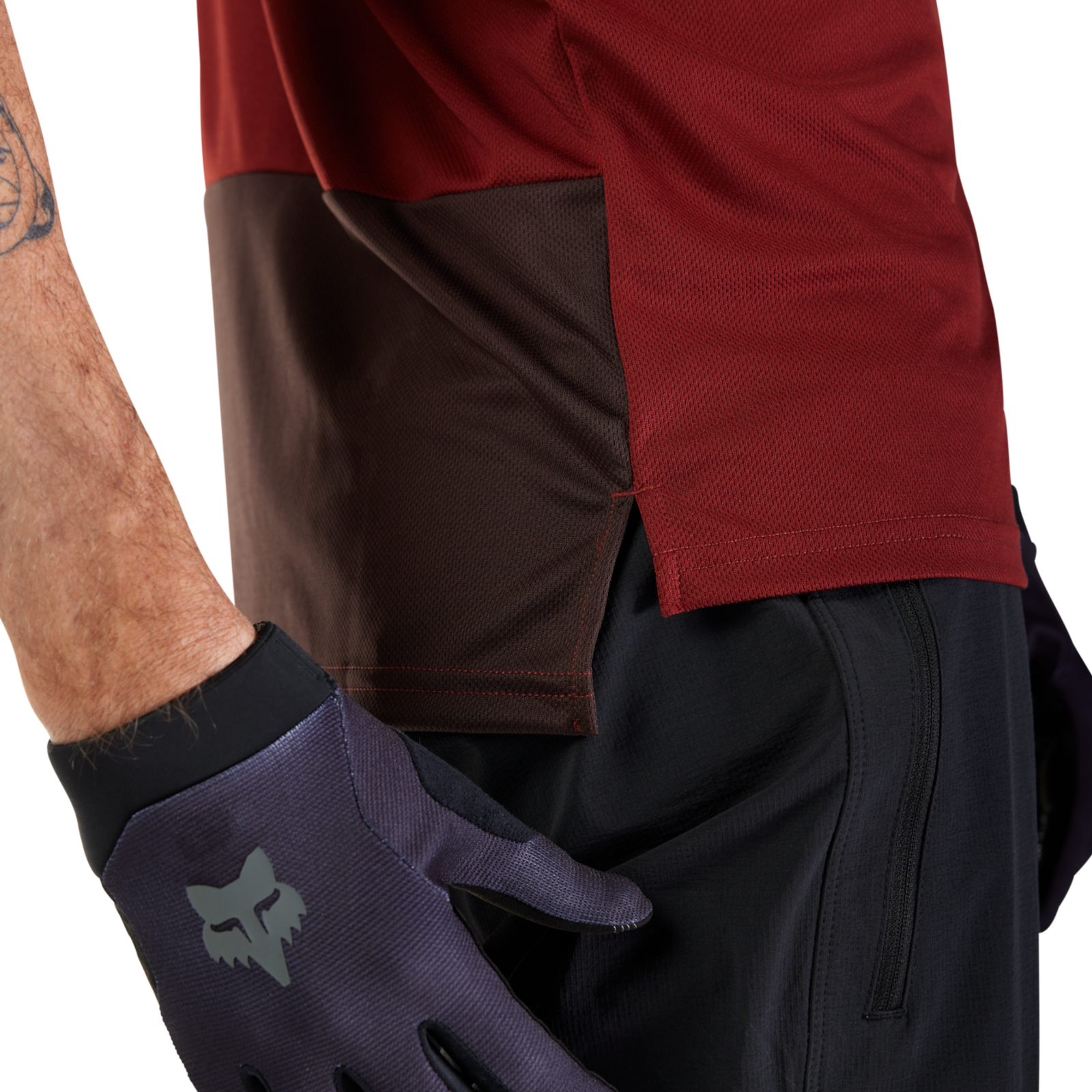 Fox Racing Ranger SS Wordmark Trikot kurzarm in ROT