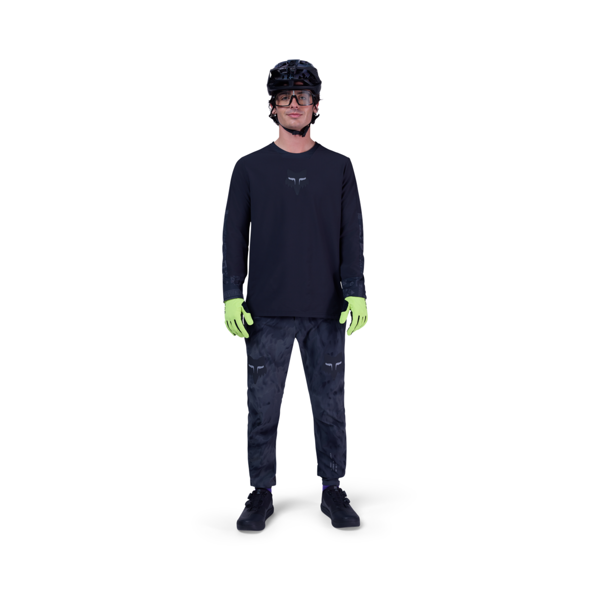 Fox Racing Defend LS Thermal Lunar SE Trikot langarm in SCHWARZ