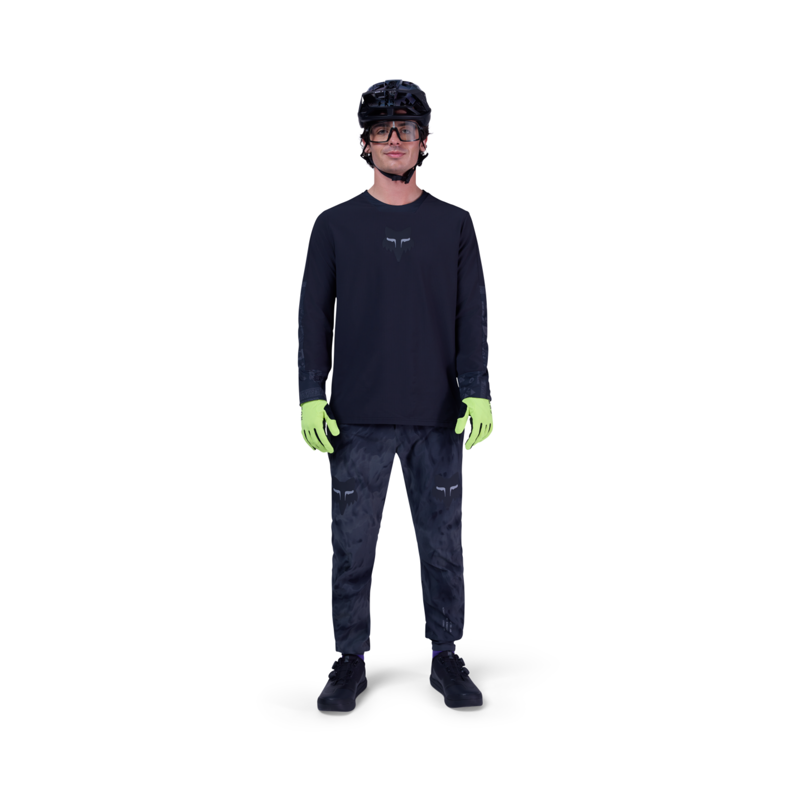 Fox Racing Defend LS Thermal Lunar SE Trikot langarm in SCHWARZ