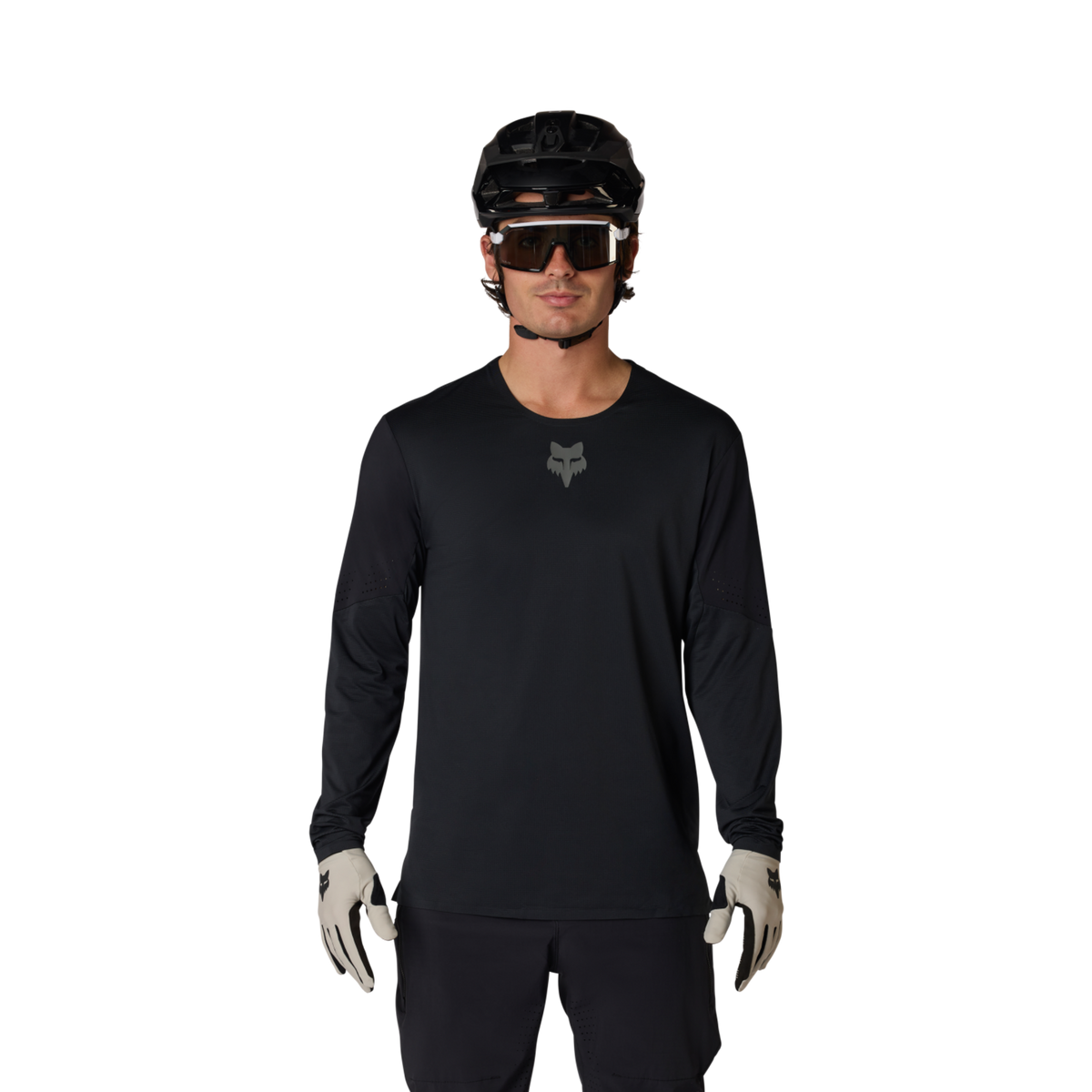 Fox Racing Flexair LS Trikot langarm in SCHWARZ