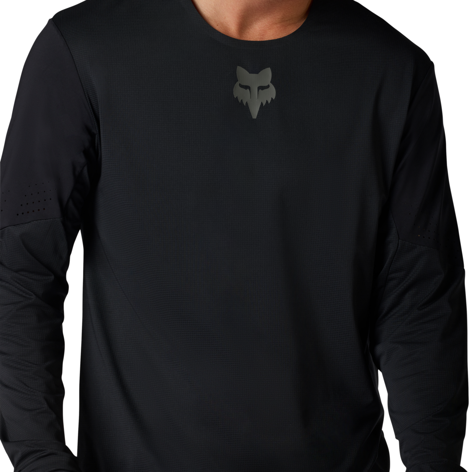 Fox Racing Flexair LS Trikot langarm in SCHWARZ