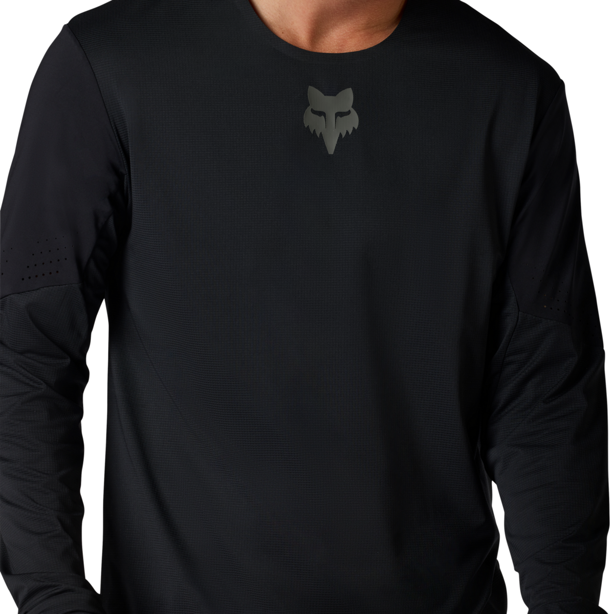 Fox Racing Flexair LS Trikot langarm in SCHWARZ