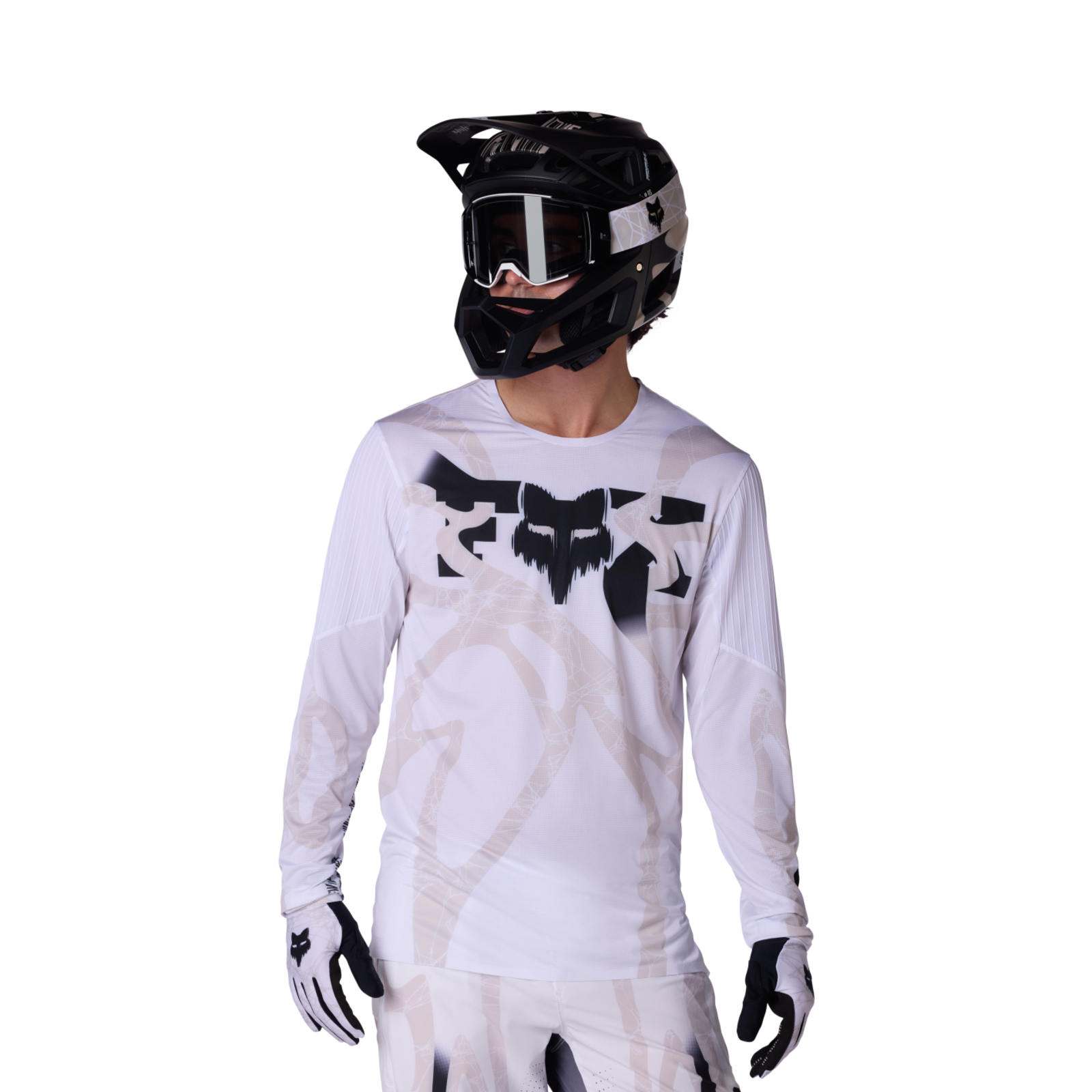 Fox Racing Flexair LS Diffuse SE Trikot langarm in WEISS