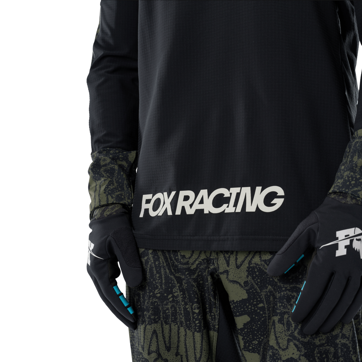 Fox Racing Defend Thermal Jersey Lunar SE in SCHWARZ