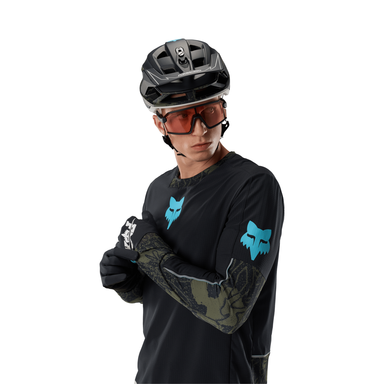 Fox Racing Defend Thermal Jersey Lunar SE in SCHWARZ