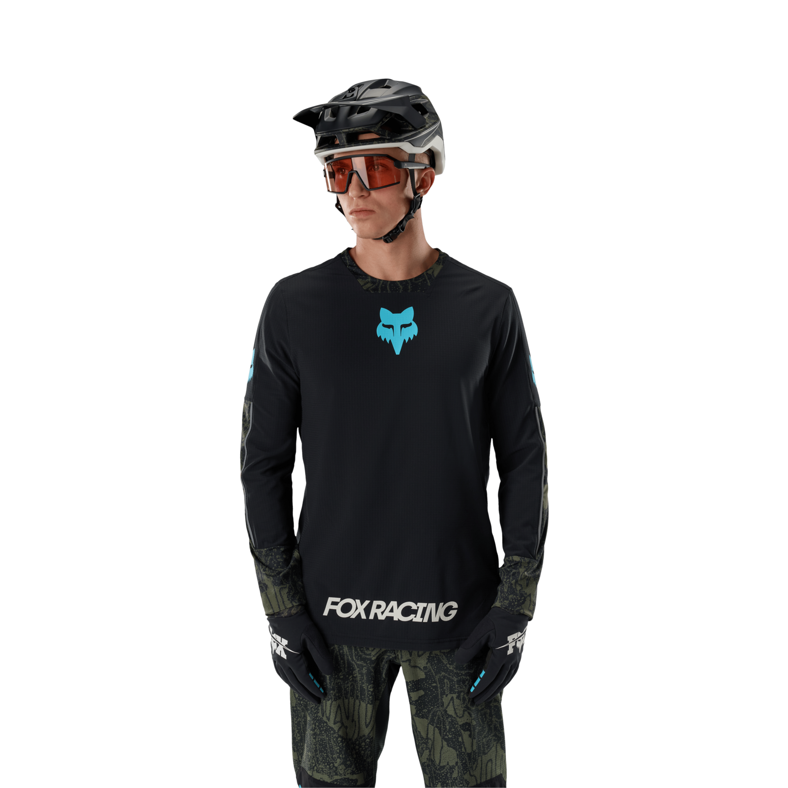 Fox Racing Defend Thermal Jersey Lunar SE in SCHWARZ