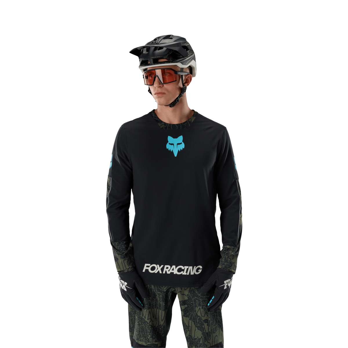 Fox Racing Defend Thermal Jersey Lunar SE in SCHWARZ