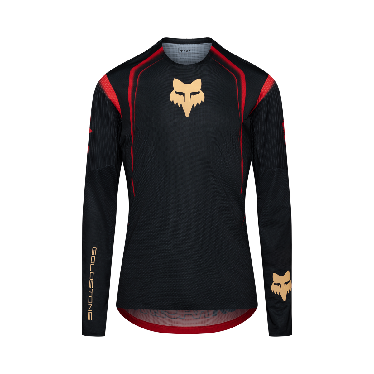 Fox Racing Flexair LS Jersey Goldstone SE in SCHWARZ